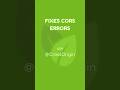 Spring Boot @CrossOrigin in 20 Seconds #springboot #javadeveloper #codingshorts #java #shorts #viral