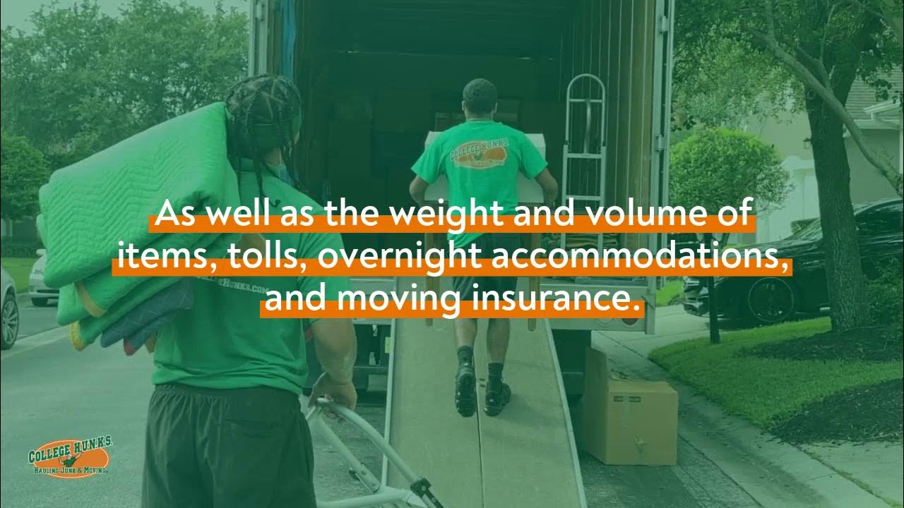 Do movers charge per mile? YouTube