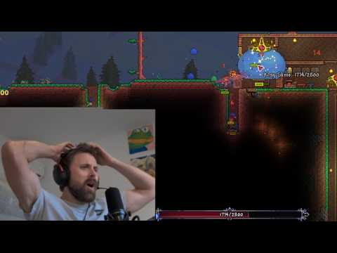 Forsen Loses to the Easiest Boss in Terraria