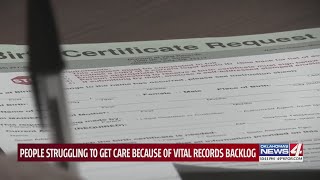 People struggling to get care because of vital records