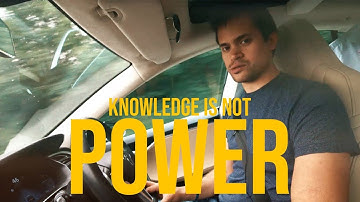 Knowledge Is Not Power! APPLIED KNOWLEDGE is PROGRESS!