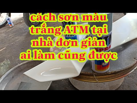 Video Hướng dẫn cách sơn ATM màu trắng xe máy tại nhà đơn... - youtube