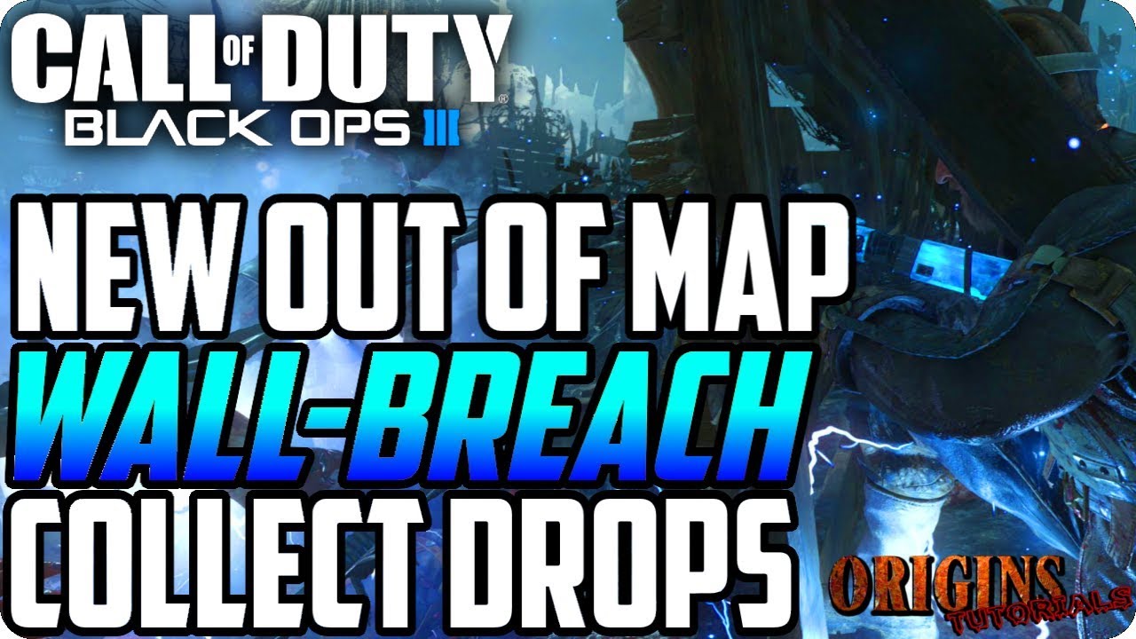BO3 Zombie Glitches: "Origins" New Out Of Map Wall-Breach (Collect Drops) Black Ops 3 Glitches