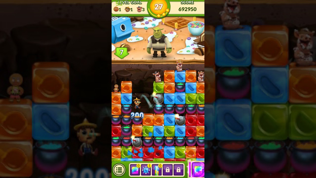 Shrek Sugar Fever level 131 no boosters 😈