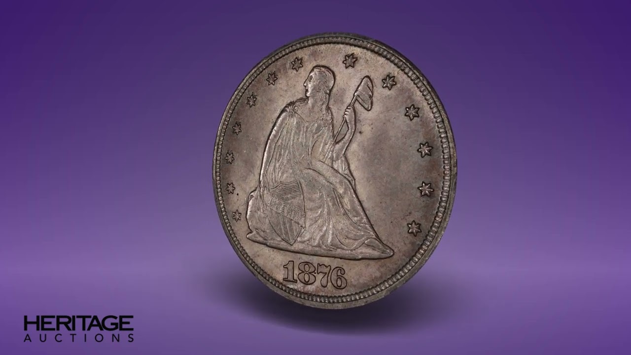 1876-CC 20C MS65 PCGS. BF-NC-1, R.6..  Twenty Cent Pieces | Lot