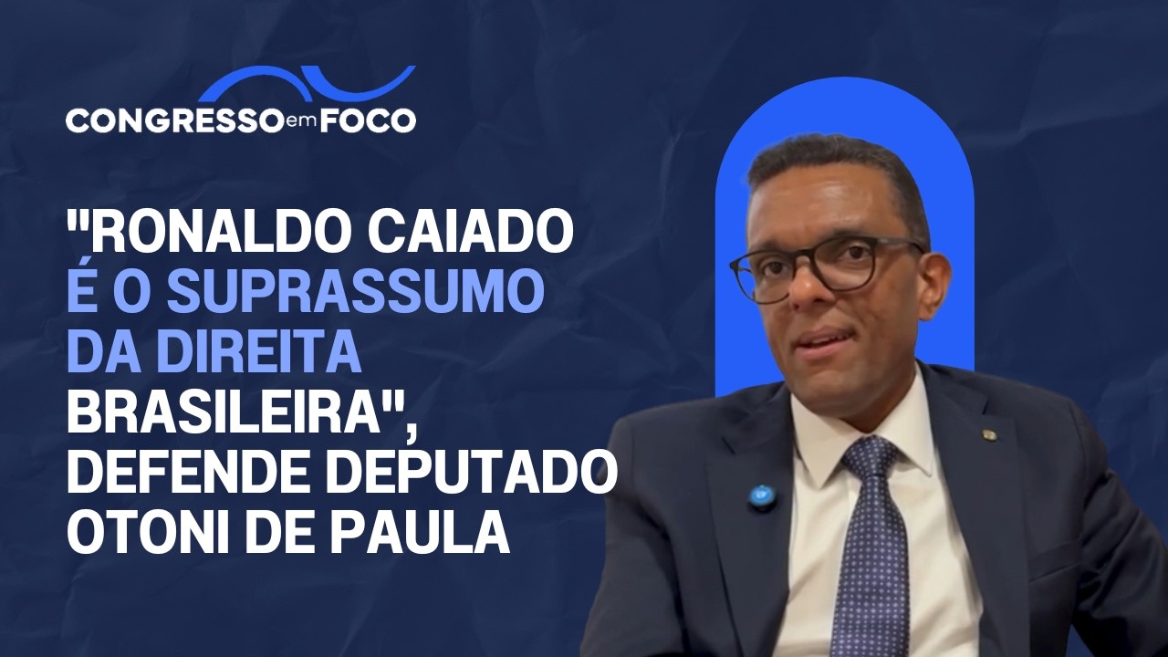 "Ronaldo Caiado é o suprassumo da direita brasileira", defende deputado Otoni de Paula "Ronaldo Caiado é o suprassumo da direita brasileira", defende deputado Otoni de Paula