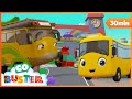 Back to School With Daddy | Go Buster | Funny Cartoons &amp; Songs for Kids | Moonbug Kids