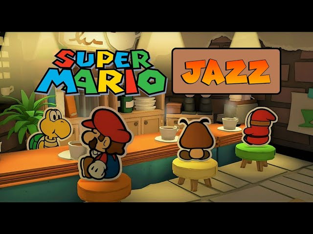 Relaxing Super Mario Jazz Covers with Café Ambience ☕ class=