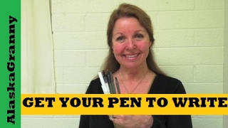 Fix a Pen That Won't Write - Revive A Dry Pen