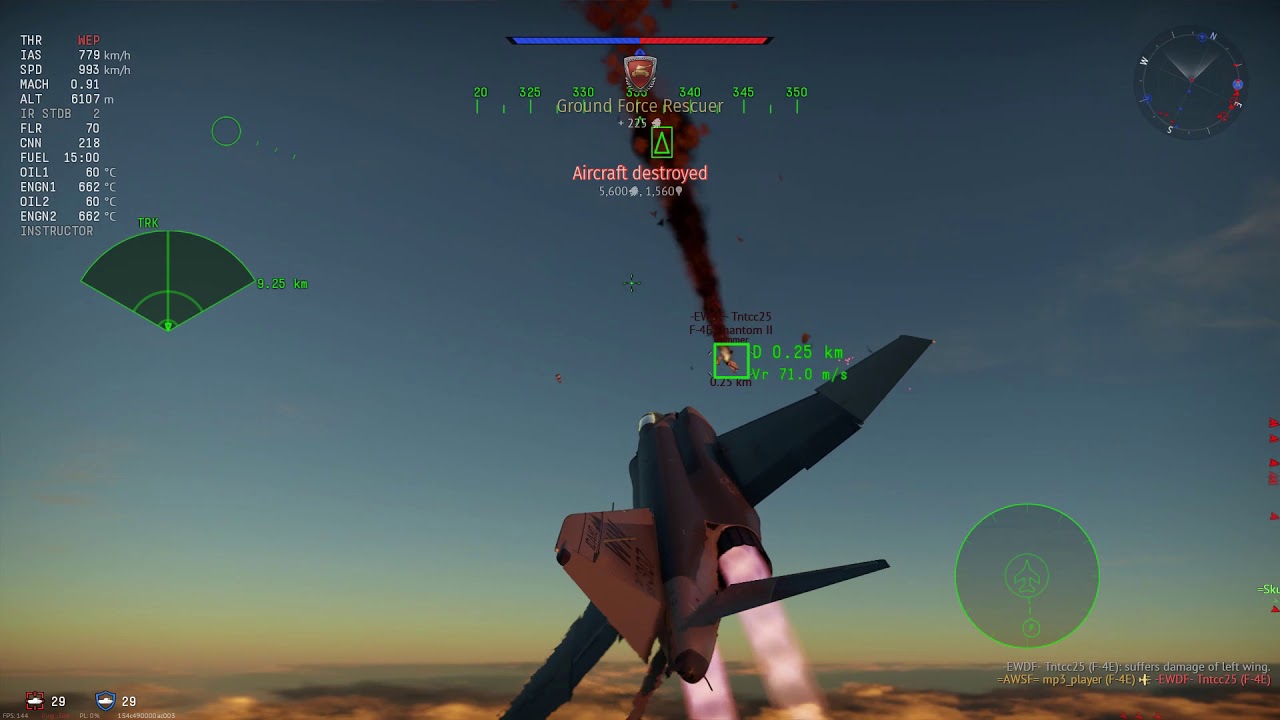 [War Thunder] F-4E Phantom kill montage