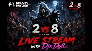 “2vs8 CHAOS 😱 Ghost Killer Hunt Begins | Live with DjxDoll”