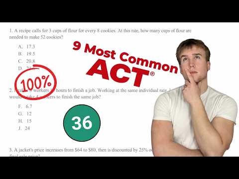 The 9 Most Common Enhanced ACT® Math Problems (Study These First)