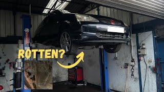 CHECKING FOR A COMMON PROBLEM ON MY EP3 CIVIC TYPE R! | EP3 PROJECT PART 4
