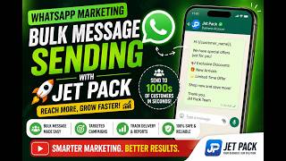 WhatsApp Bulk Message Sending with Jet Pack | Complete WhatsApp Marketing Tutorial (2026) ⭐ screenshot 5