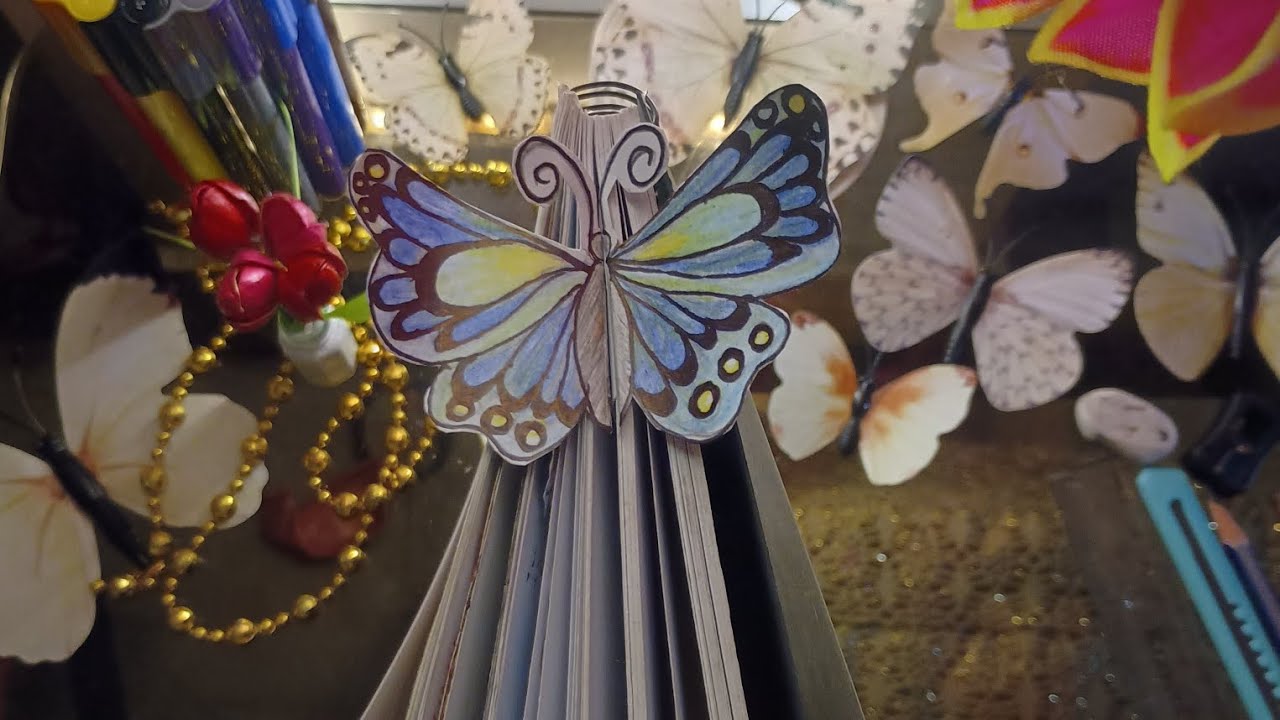 Butterfly Bookmarks - The Most Beautiful Paper Craft!