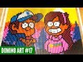 HUGE GRAVITY FALLS ART MADE FROM 7,100 DOMINOES | Domino Art #17