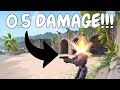 Can you do less then 1 damage in VALORANT?