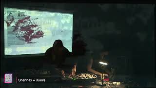 Shannax + Xiwire - Modular Day Barcelona #11 - 2024
Chaotic doomscapes intermixed with hopeful arpeggios come to life through a mix of modular synthesis, live coding and custom software, with live processed vocals, accompanied visually with landscapes of gothic tenderness, abstract catastrophe and little corners of peace in a world engulfed in flames. Shannax + Xiwire - Modular Day Barcelona #11 - 2024