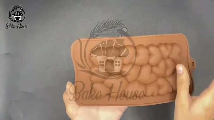 Bake House | Hearts Design Chocolate Bar Silicone Mold | Bake House