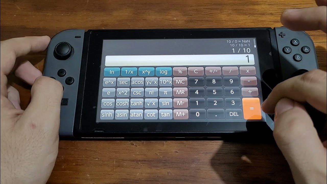 I Paid 10 for Calculator on the Nintendo Switch YouTube