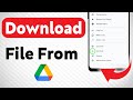 Quick Guide to Download Files from Google Drive 🚀