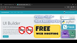 Part 3 - Python Flask + Vue.js (Free Web Host)