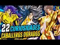 22 Curiosidades de... Los CABALLEROS DORADOS (Todas las generaciones)