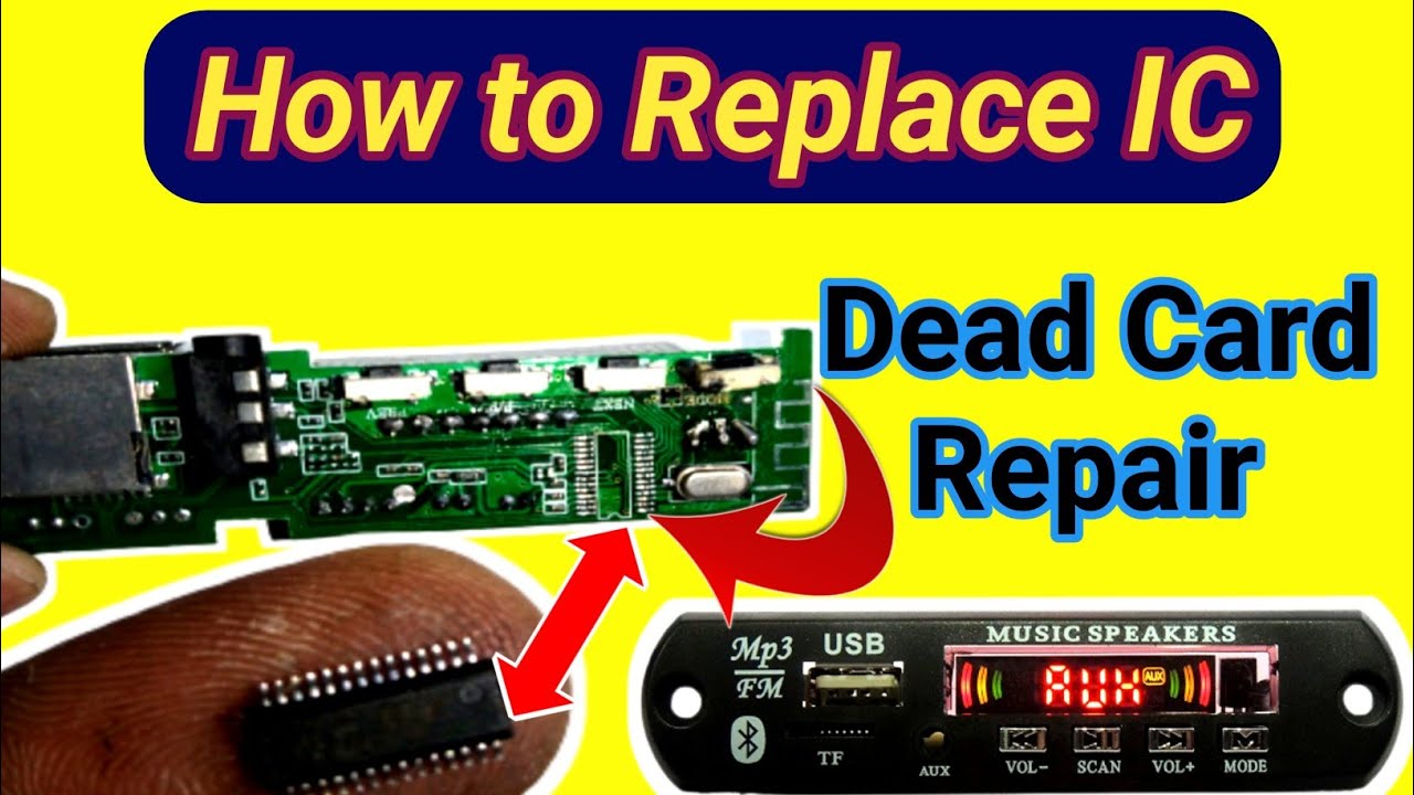 Bluetooth panel IC Repair Bluetooth panel ki IC Kaise remove Kare