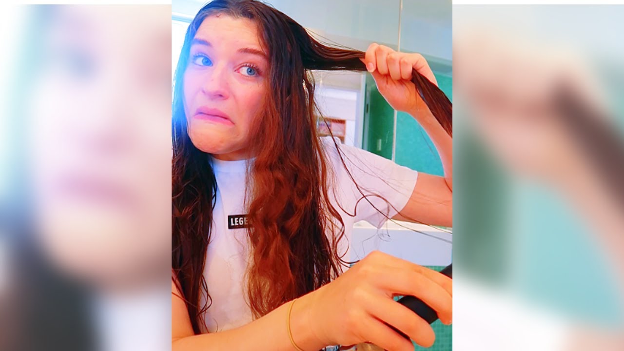 Straightening CURLY Hair w/Sabre from Norris Nuts - YouTube