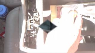 1999 gmc / chevy center console latch stuck