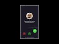 Samsung Galaxy J3 incoming call.