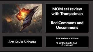 MOM Limited Set Review with Trumpetman, pt. 5: Red commons and uncommons