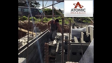 Atomic Brick & Block - time lapse video of blocklaying
