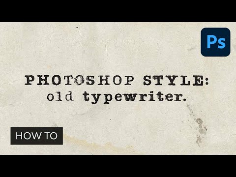 Video: How To Make A Typeface Like A Typewriter