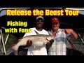 Release the Beast Tour, Fishing with a fan on Lake Guntersville as the day unfolds.