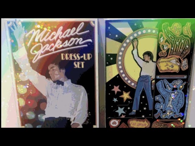opening a sealed Michael Jackson 1984 dress up set (big deluxe version)