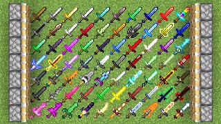x100 minecraft swords combined = ???