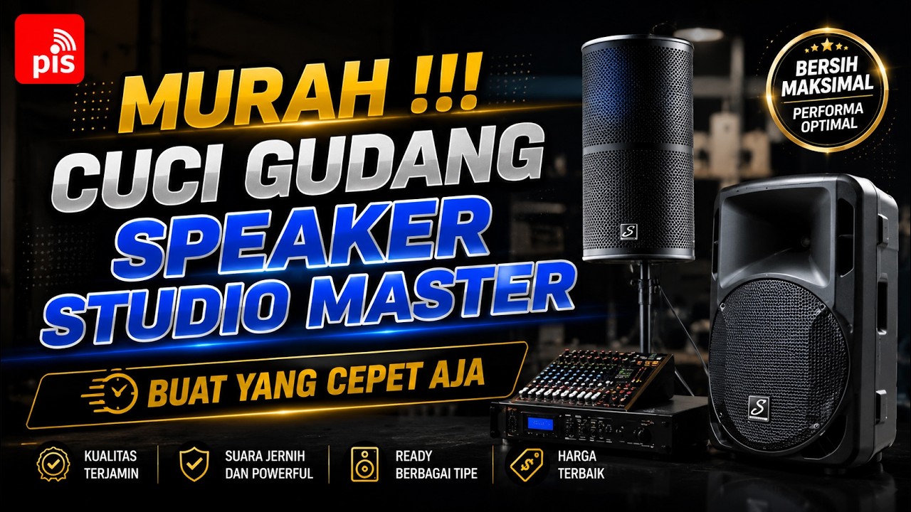 JUAL MURAH CUCI GUDANG SPEAKER STUDIO MASTER, CEK DULU HARGA & SUARANYA
