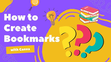 How to Create Custom Bookmarks with Canva | Easy Tutorial for Beginners