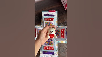 4 layer chocolate explosion box #birthdaygift #chocolate #diy