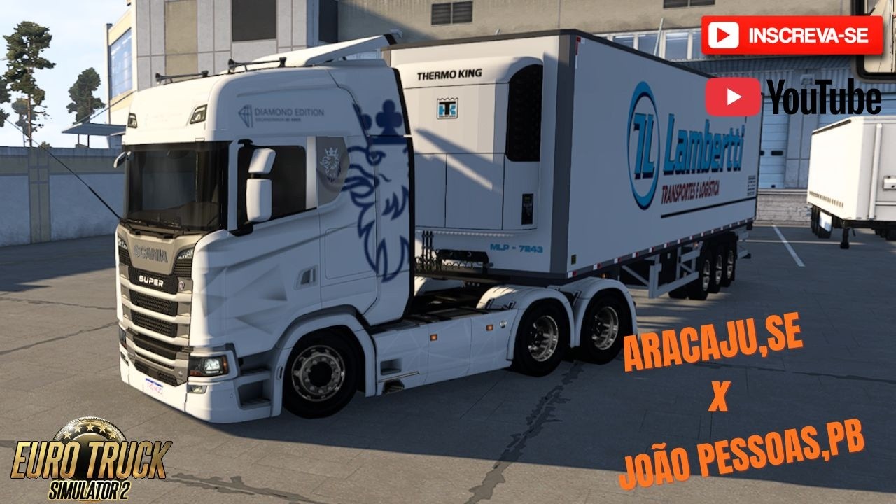 EURO TRUCK SIMULATOR 2...  ARACAJU,SE X JOÃO PESSOA ,PB