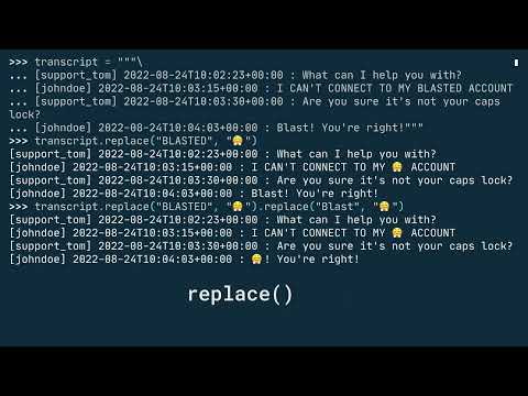 Replacing a String In a String in Python