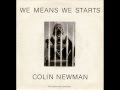 COLIN NEWMAN we means we starts 1982