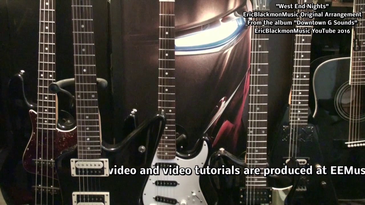 gaming logo Original Guitar Instrumental Music By Eric Blackmon WEST END NIGHTS EricBlackmonGuitar