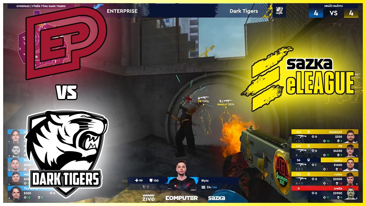 Blytz + Enterprise vs Dark Tigers | Sazka eLEAGUE Spring 2022 - HiGHLiGHTS | CSGO