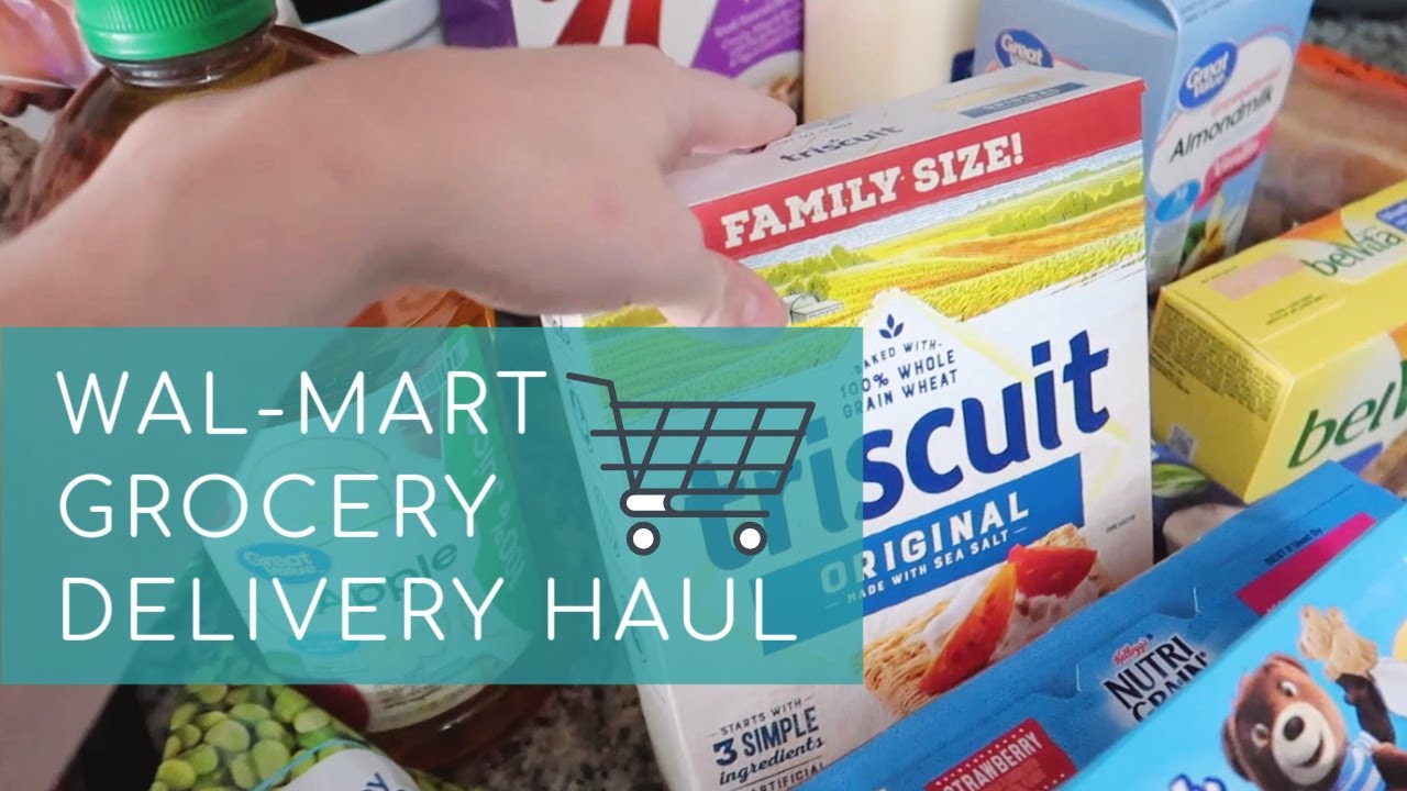 🛒 WalMart Grocery Delivery Haul & Meal Ideas! YouTube