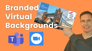 How to create a Branded Virtual Background for Teams or Zoom meetings