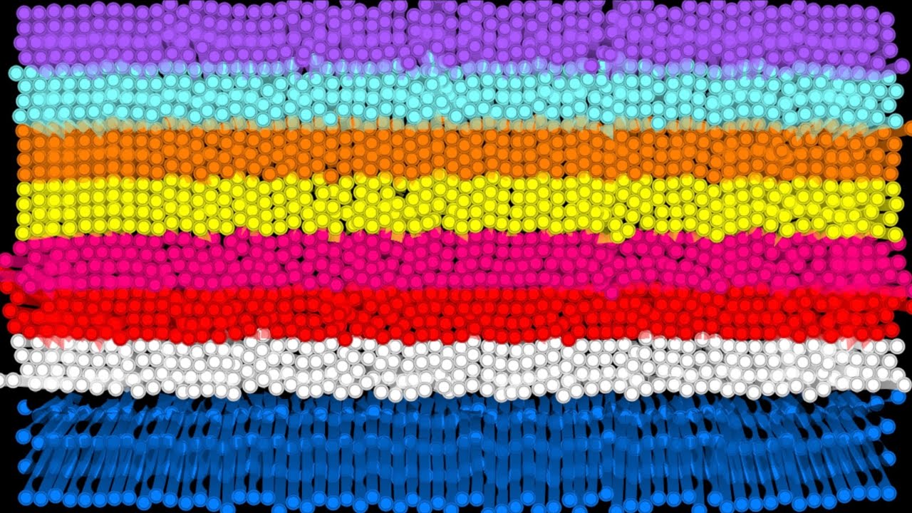 The Rainbow 6 Leg Eliminations Marble Race In Algodoo