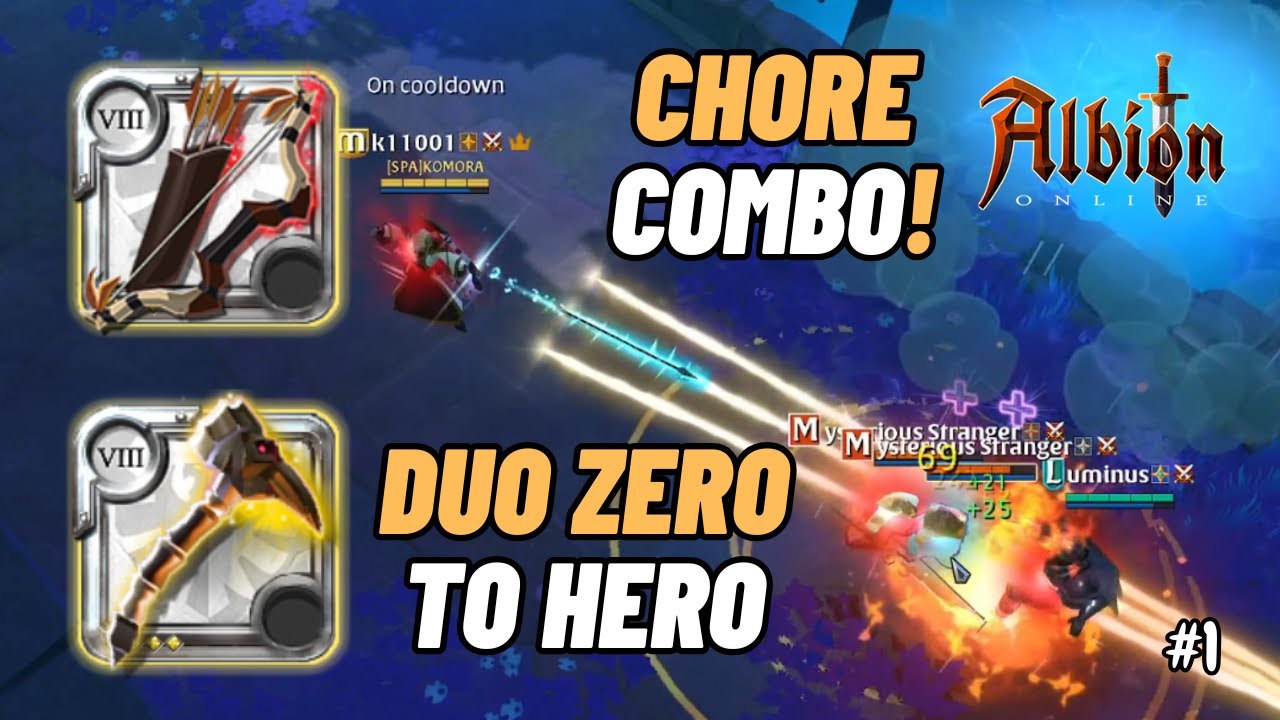 To trzepie chory DMG! - Badon + Obuch grobowy - Duo Zero to Hero! #1 - Albion Online