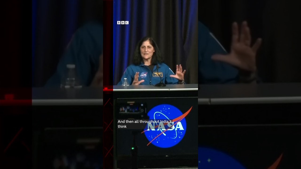 Sunita Williams on how India looks like from space | BBC News India